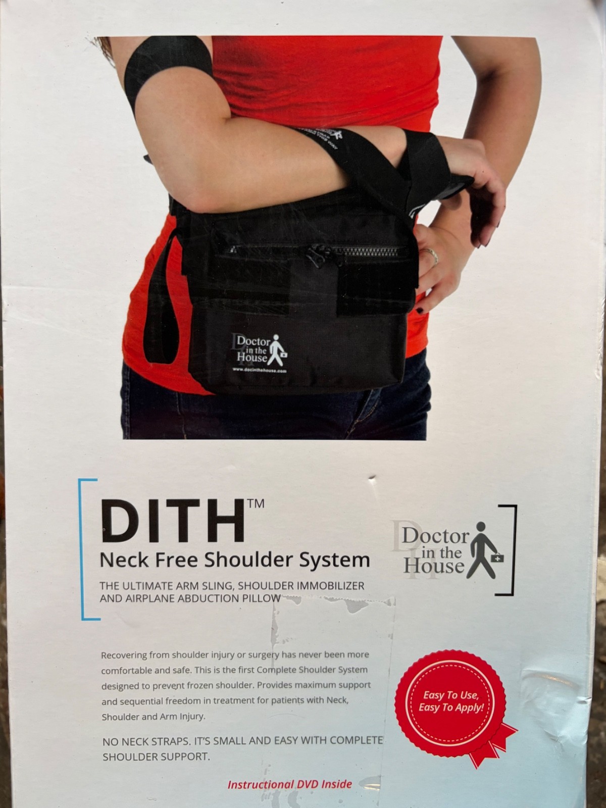 DITH Neck Free shoulder System immobilizer sling NEW NIB PLUS Suspension sleeve