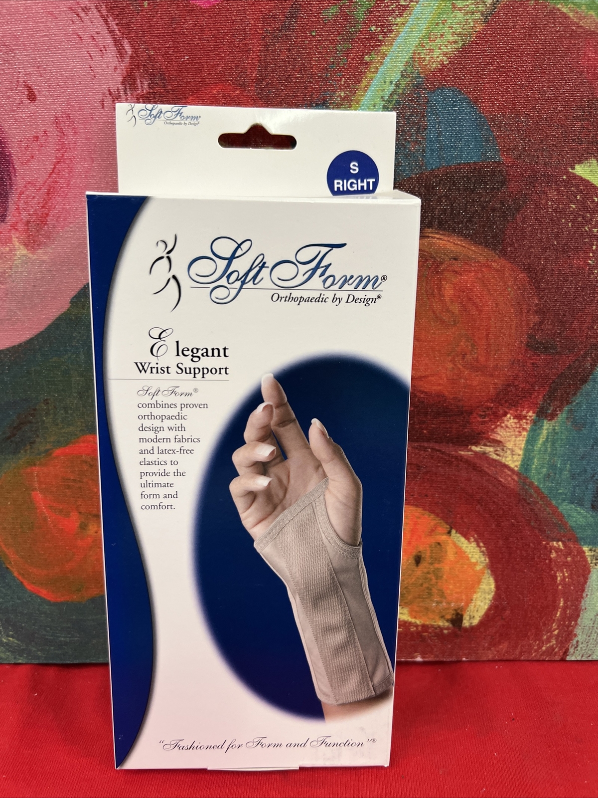FLA Soft Form Elegant Wrist Support Beige Right Hand Small New In Box