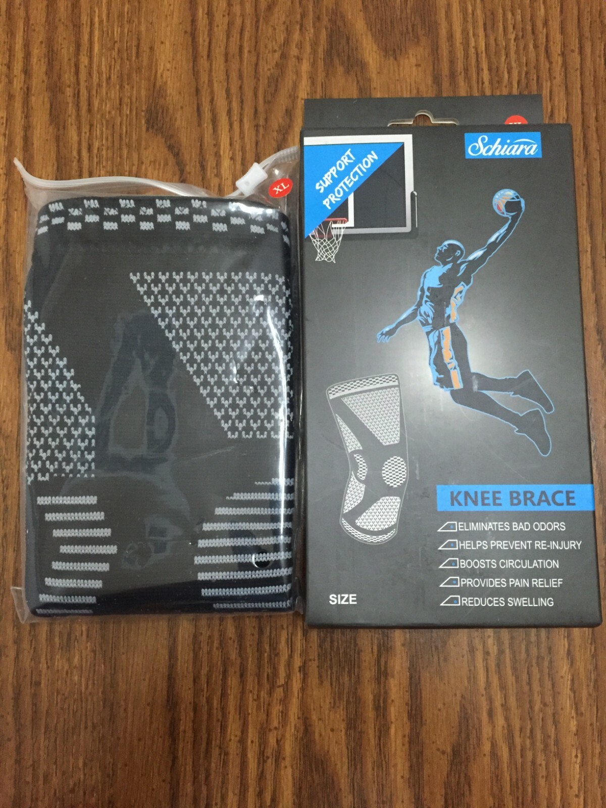New Schiara Unisex Size XL Knee Brace Provides Support and Protection