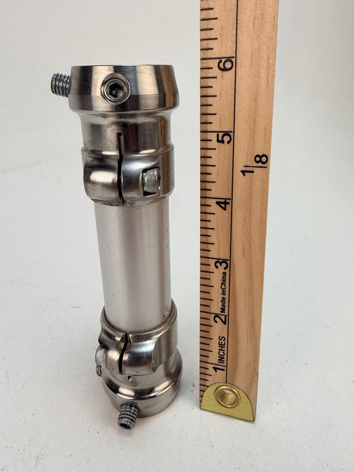 APC Titanium Pylon Pyramid Double Ended Clamp Adapter Prosthetic 6” 30mm