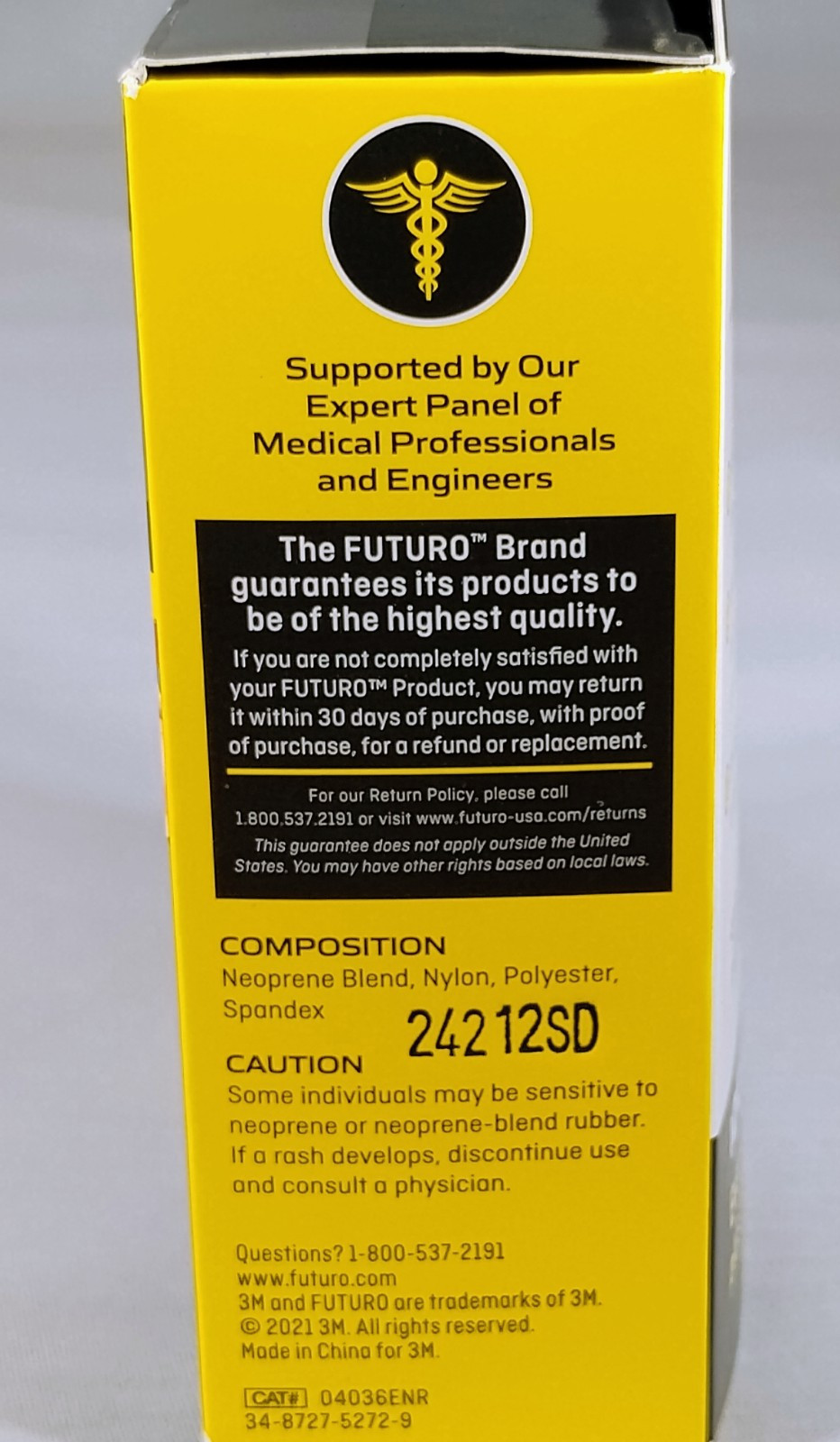 3M Futuro Wrist Comfort Support Adjustable Moderate Brace (C8)