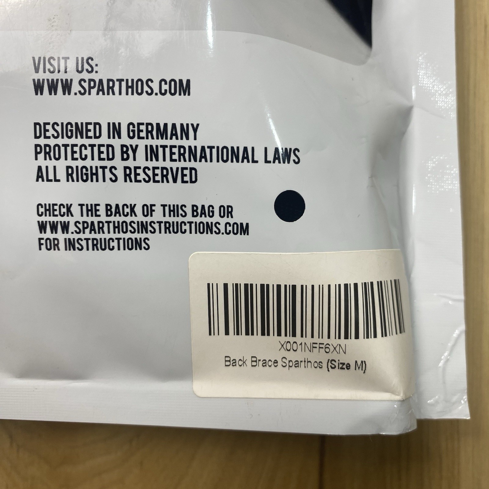 Sparthos SSBBR02 Back Brace – Size M