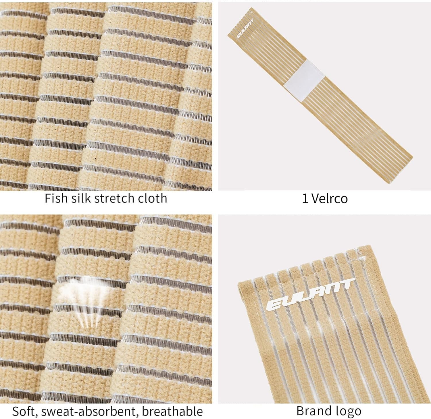 Breathable Wrist Wraps 2-Pair Set – Perfect for Tennis, Weightlifting & Fitness