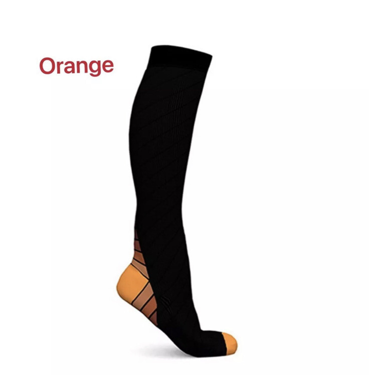 4 Pairs Compression Socks for Men & Women Unisex 20-30 mmHg S/M L/XL