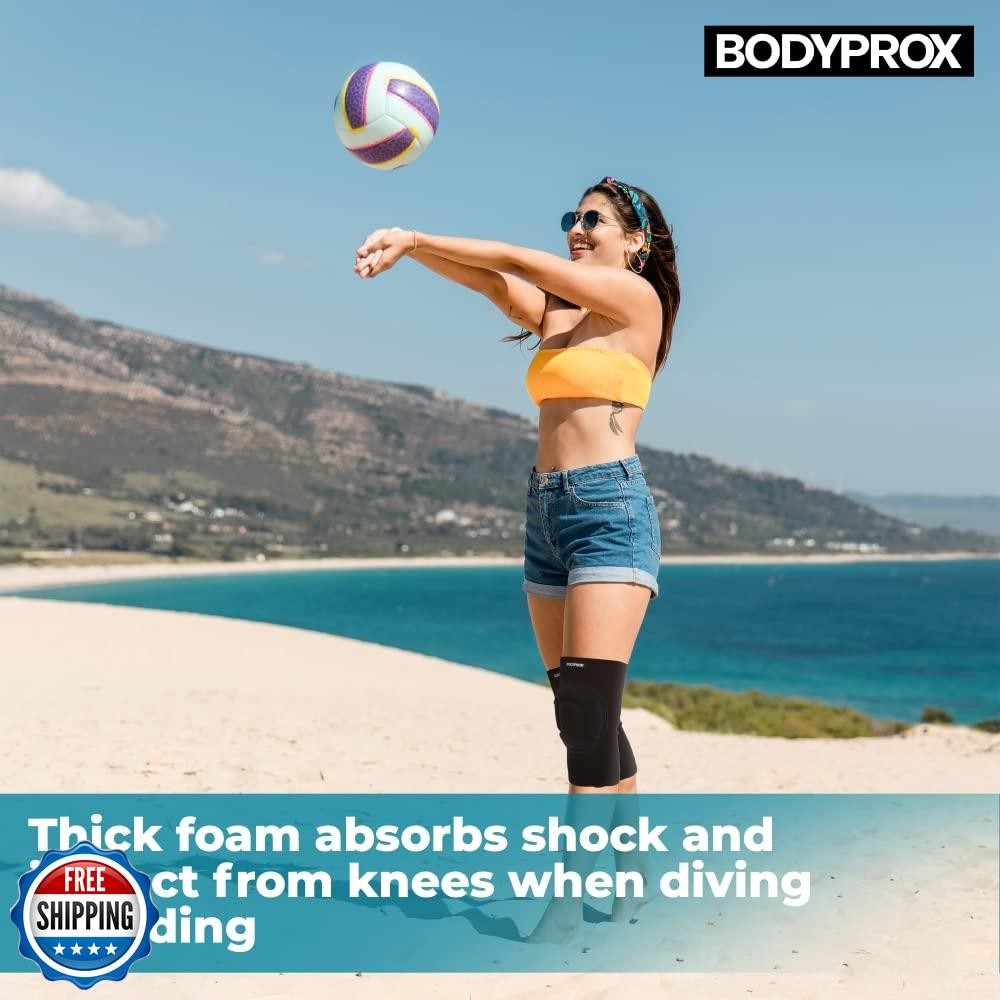 Bodyprox Protective Knee Pads, Thick Sponge, Collision Avoidance Knee Sleeve(