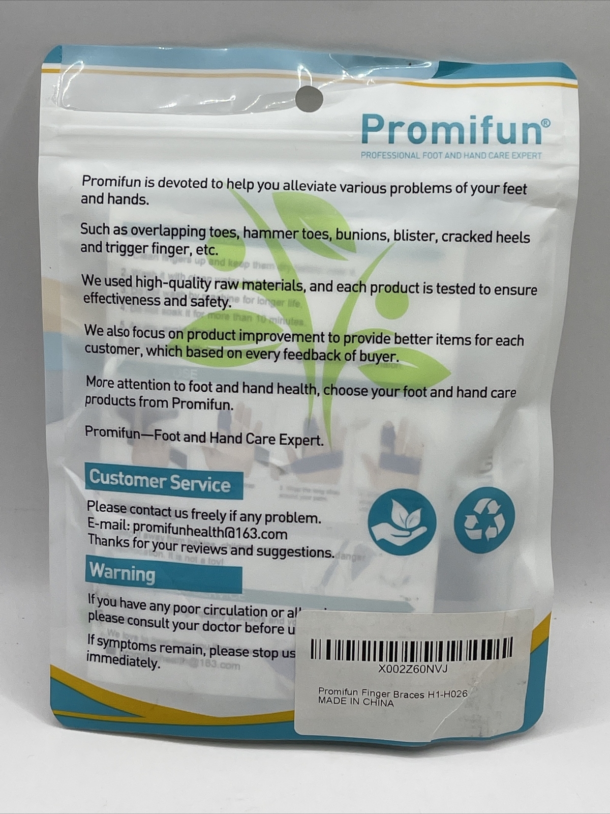 Promifun Finger Braces, Trigger Finger Splints with 2 pairs of Gel Finger Cots f
