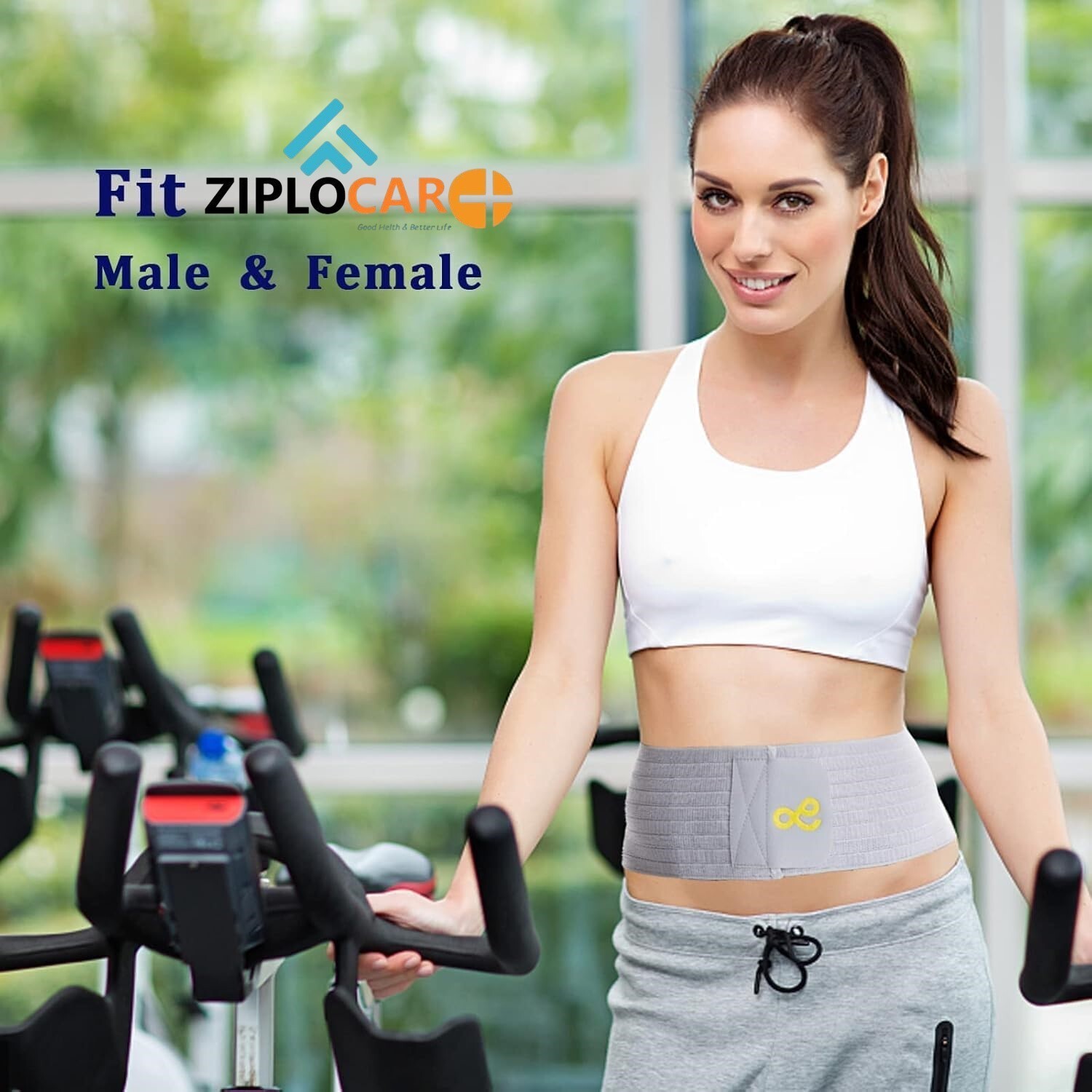 Umbilical Hernia Truss Belt for man and woman Support Belt beige colour