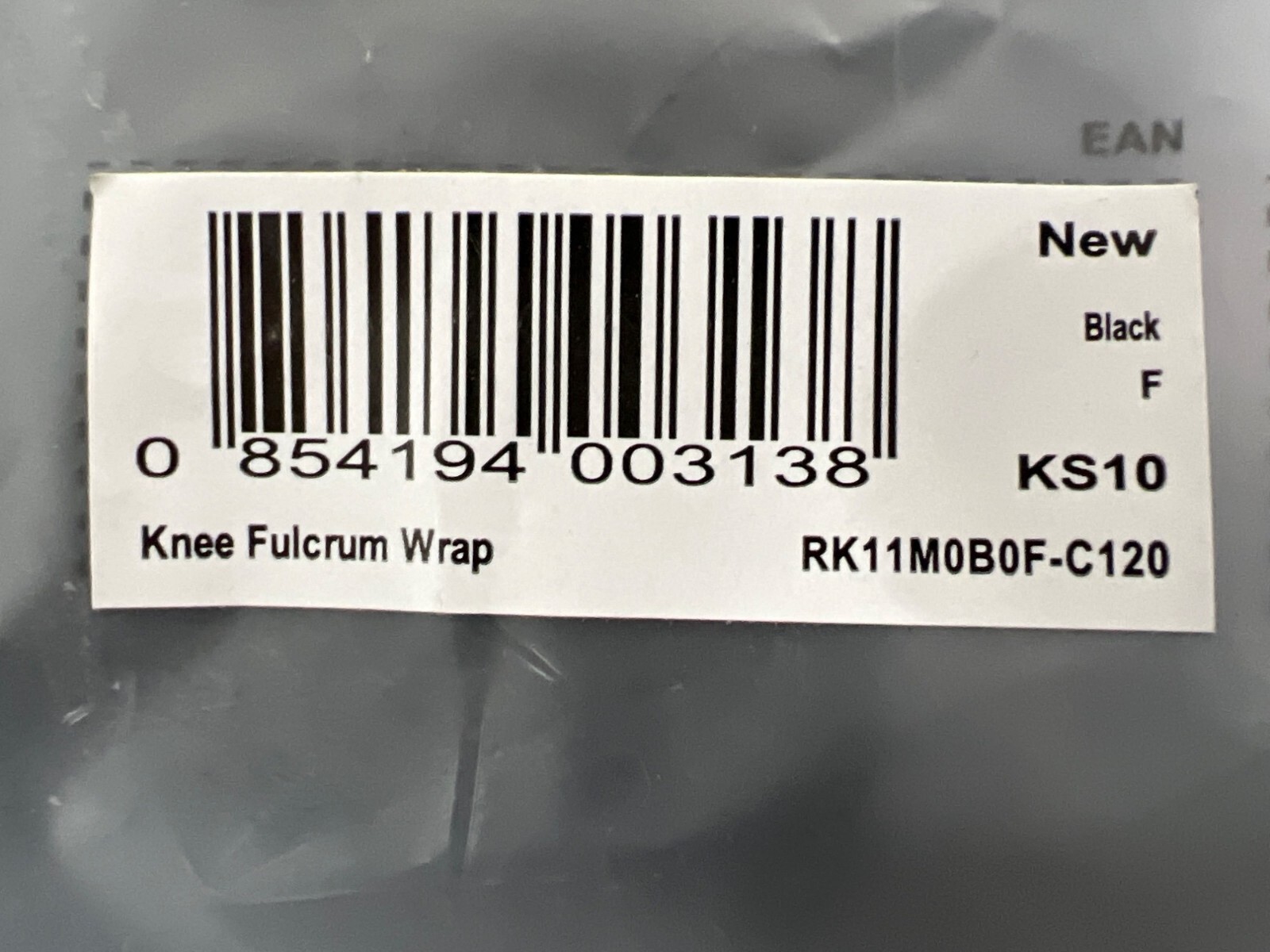 Adjustable Black Knee Fulcrum Wrap By Bracco For Support & Stability