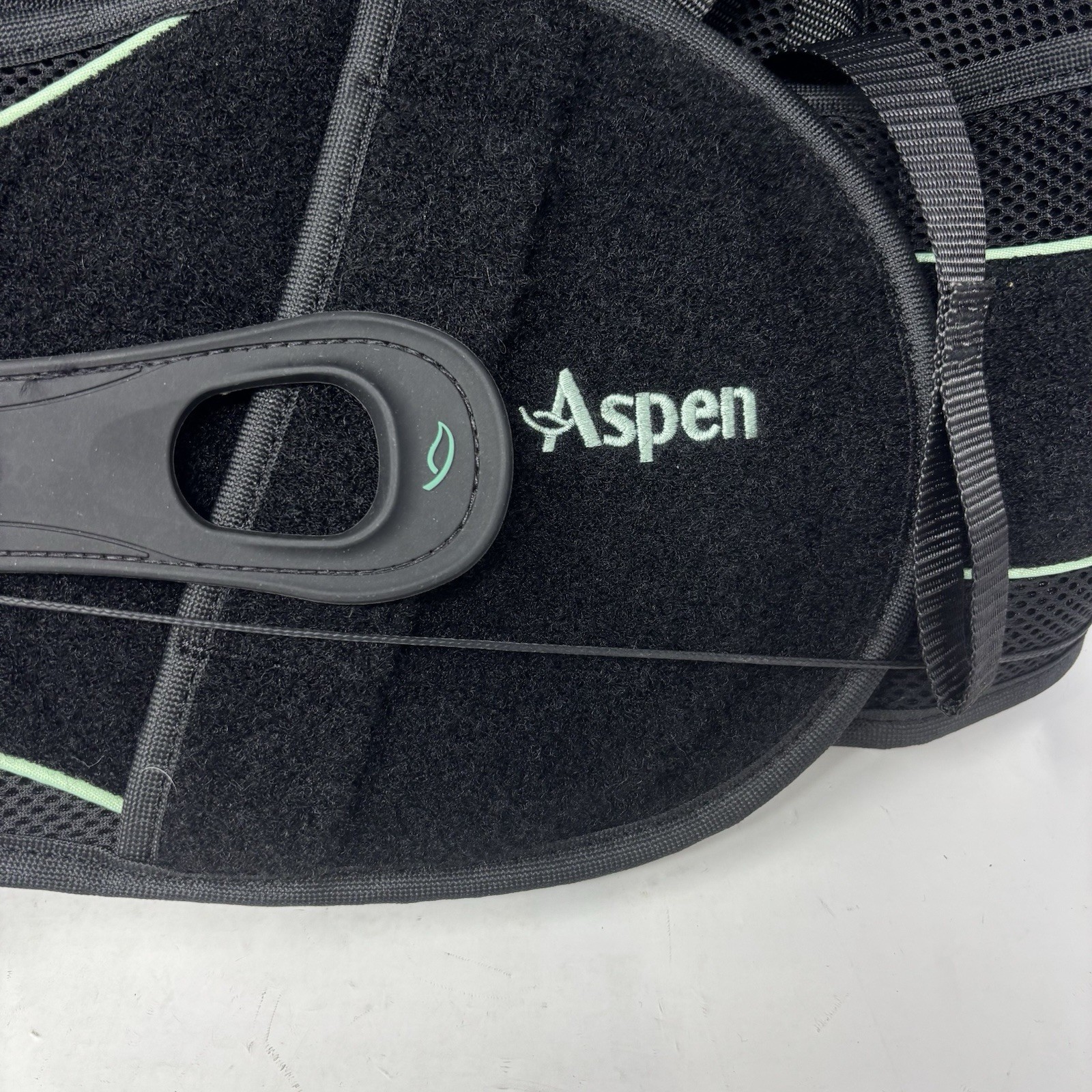 Aspen Summit 631 Lumber Support Back Brace Adjustable Size Black Self Care USA