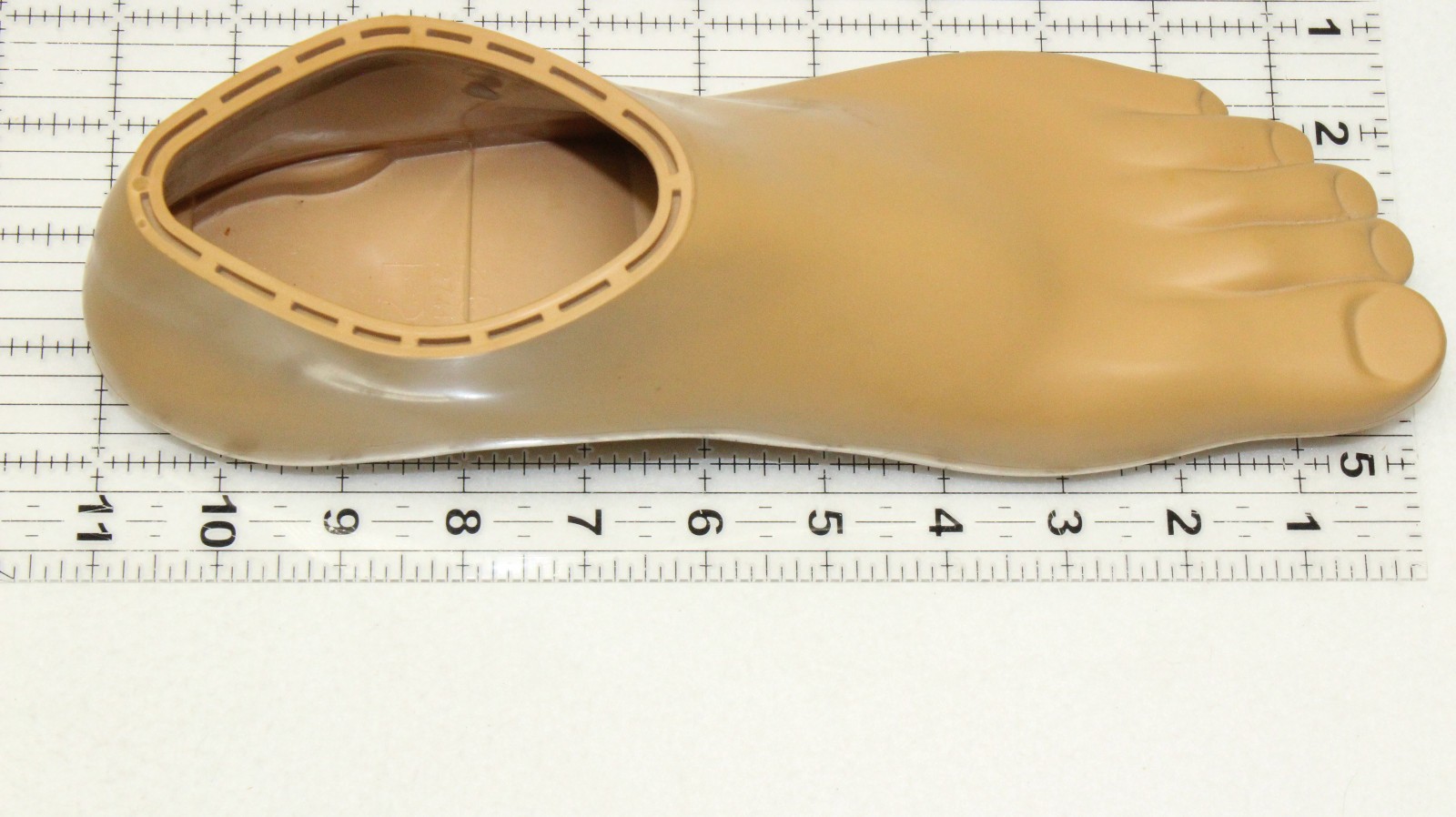 EXCELLENT Ottobock Axtion Pedilan Prosthetic Foot Shell RIGHT Beige ~ Sz 28