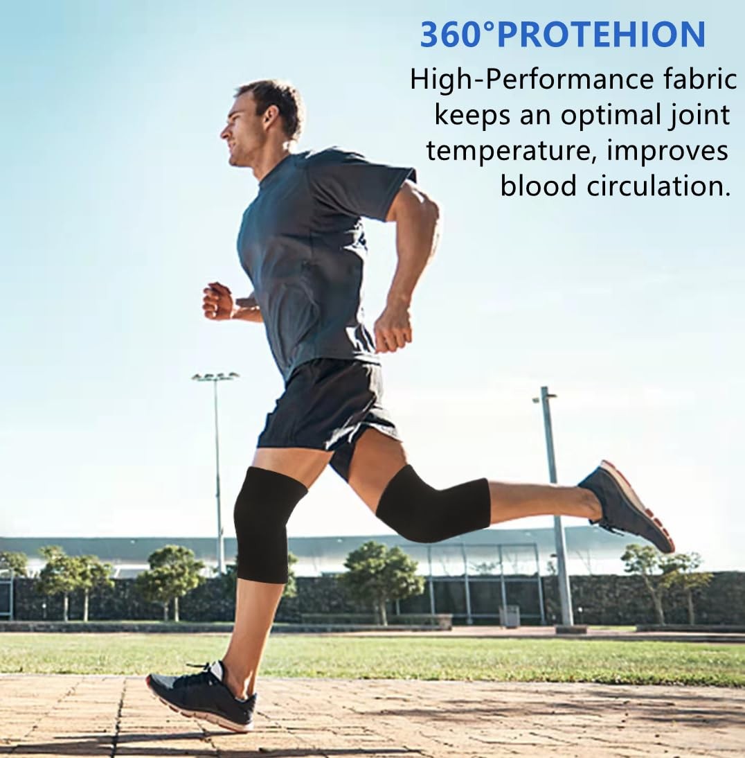 2 Pack Knee Brace, Sport Knee Pad, Knee Support Compression Sleeve, Running K…