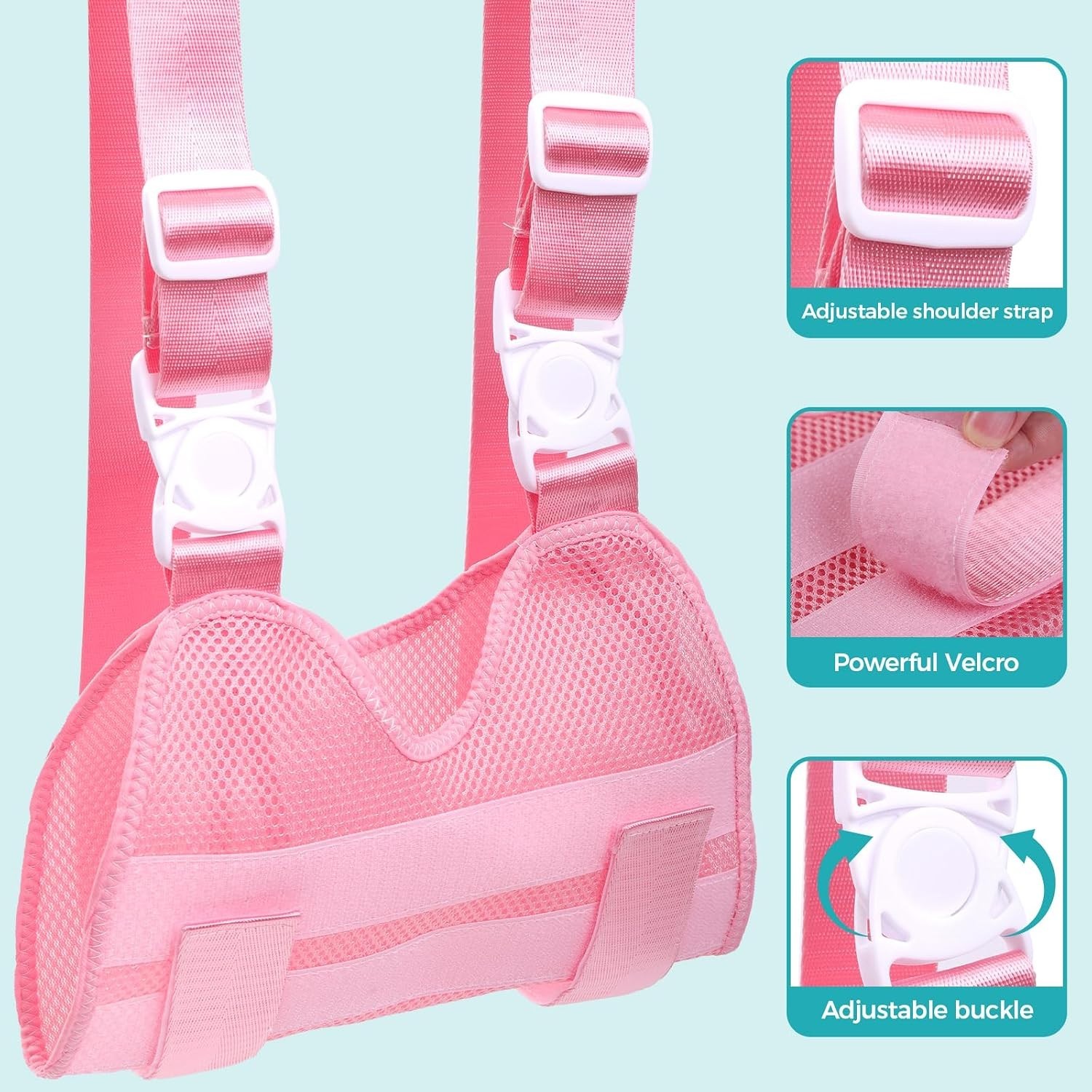 Kids Upper Extremity Sling, Breathable & Comfort Arm Sling Shoulder Immobilizer