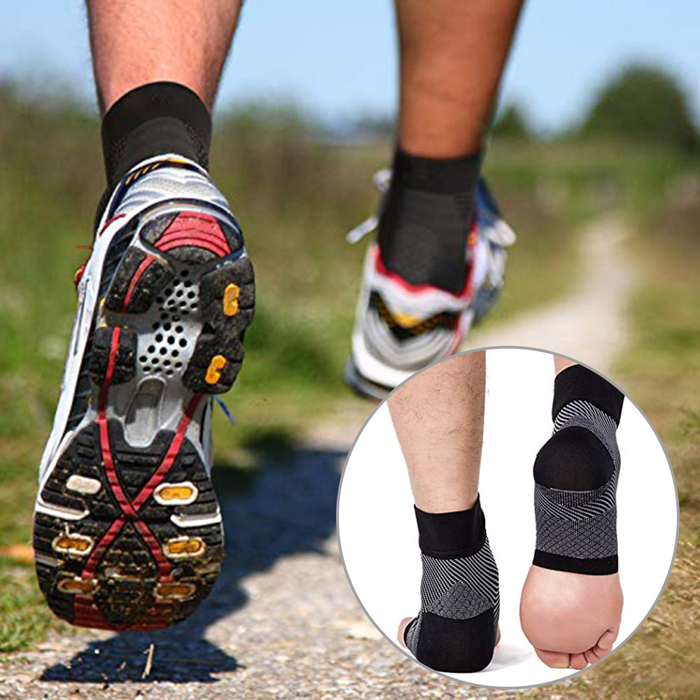 COOPER Plantar Fasciitis Socks Ankle Arch Compression Foot Sleeves Socks Pair