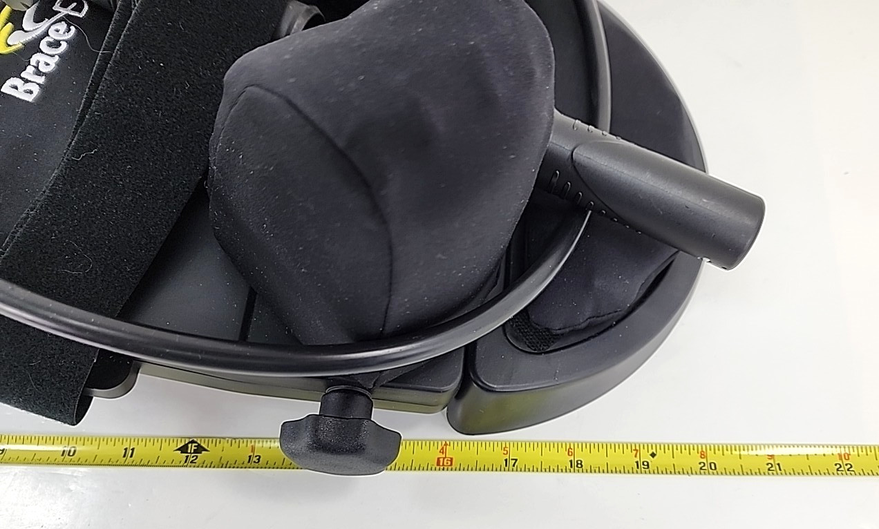 Brace Direct Cervical Neck Traction Unit – Black, Home Use Portable Posture Pump