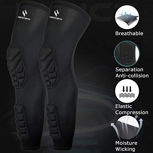 Knee Calf Padded 2 Pack Compression Leg Sleeve Small Black Padded Knee Calf