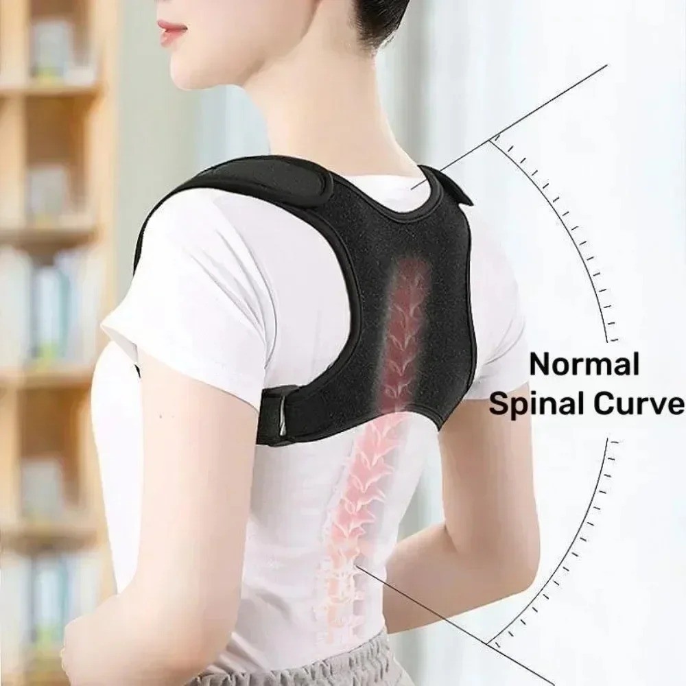 Back Posture Corrector Shoulder Straight Support Brace Belt Therapy Men Women