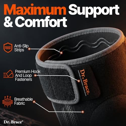 ELITE Knee Brace with Side Stabilizers & Patella Gel Pads for Maximum Knee