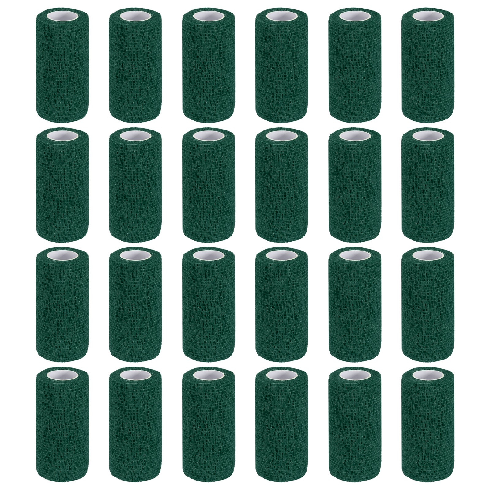 Self Adhesive Bandage Wrap 177″ x 4″, 24 Pcs Wrap Tape, Dark Green