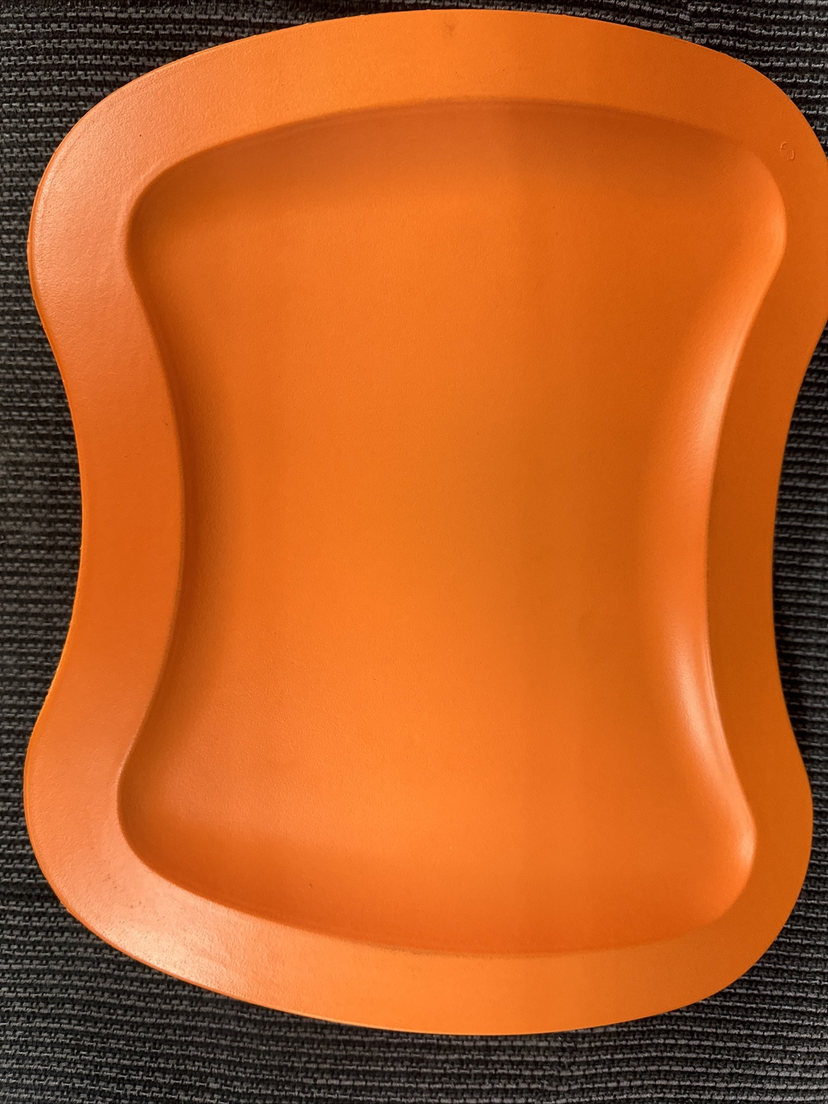 Lumbar Support Pillow For Lower Back Pain Relief Stretcher Massager Orange