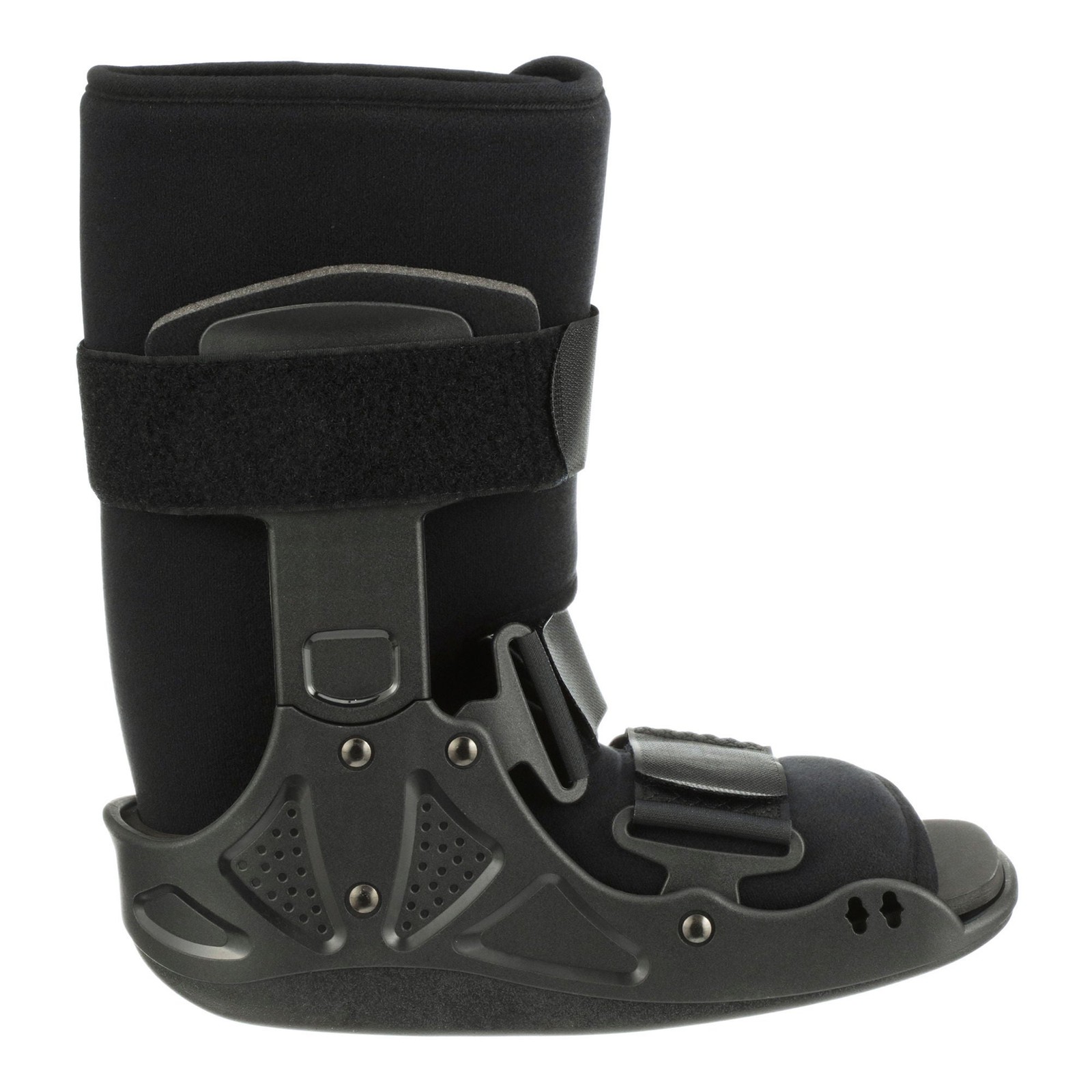 McKesson Black Walker Boot Medium Hook and Loop for Either Foot 155-79-95505