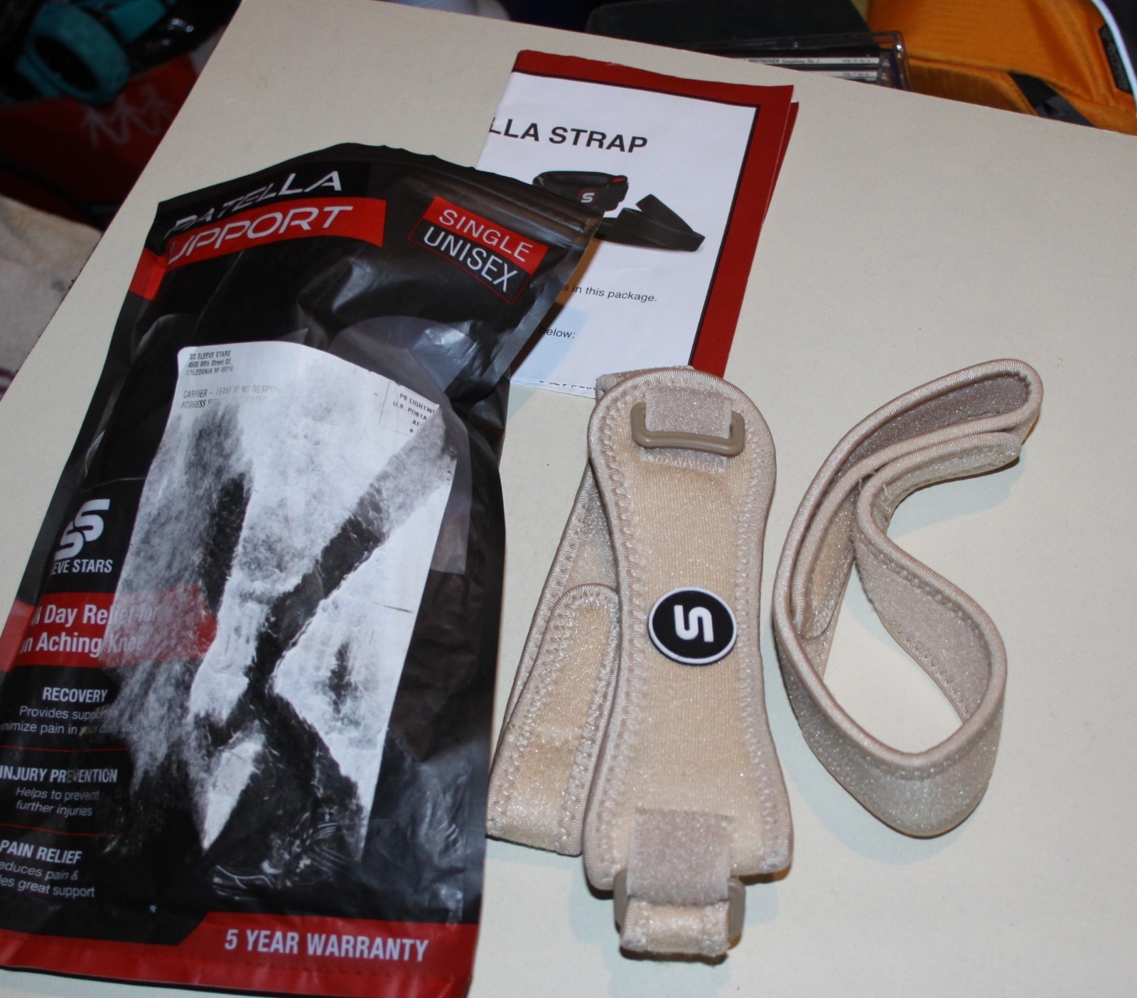 Sleeve Stars Patellar Tendon Support Strap Osgood Schlatter Knee Brace