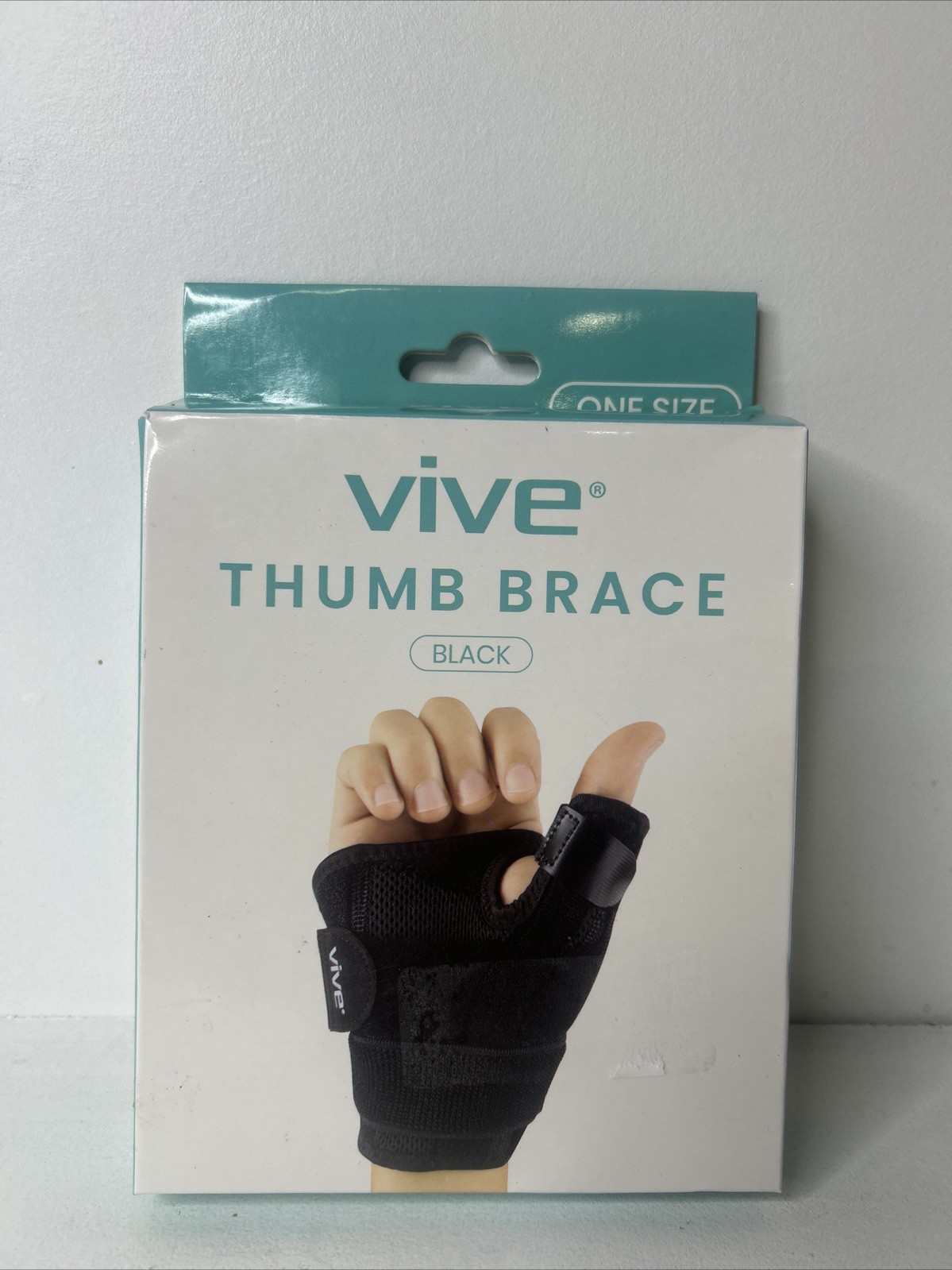 NEW IN BOX – VIVE THUMB BRACE GUARD Reversible For Left or Right Thumb Black
