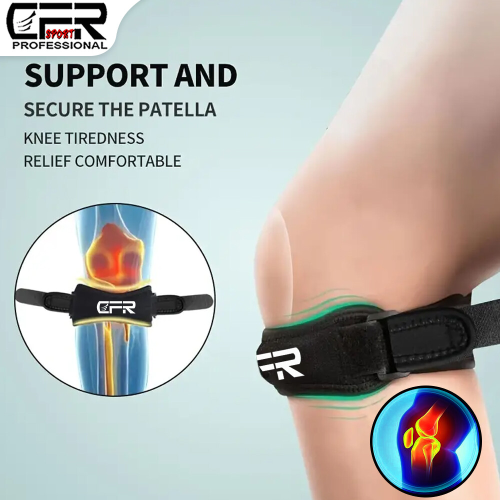 Knee Strap Compression Brace Support Patella Sports Joint Arthritis Stabilizer