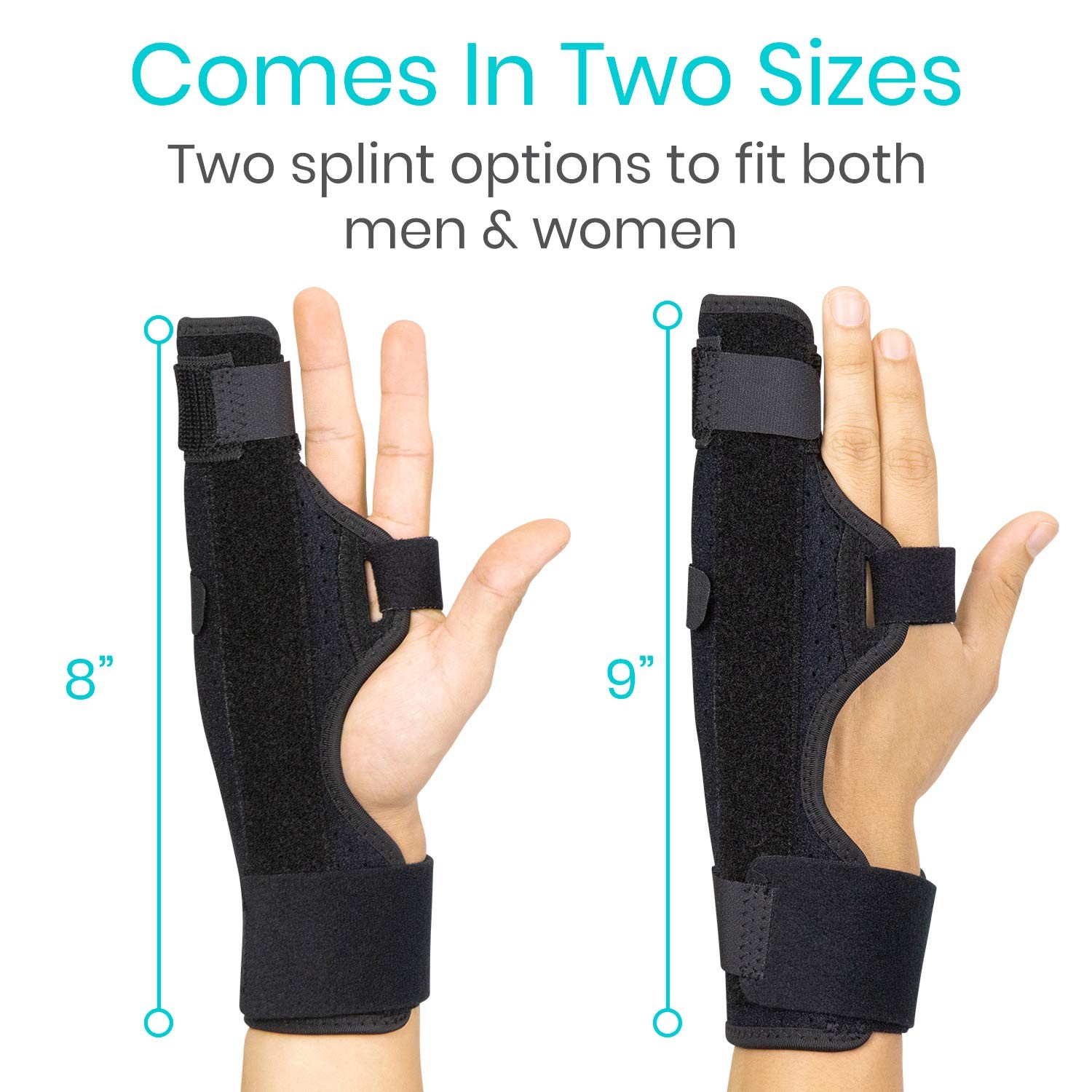 Metacarpal Splint Hand Brace Boxer Fracture Splint Adjustable Two Finger Brace