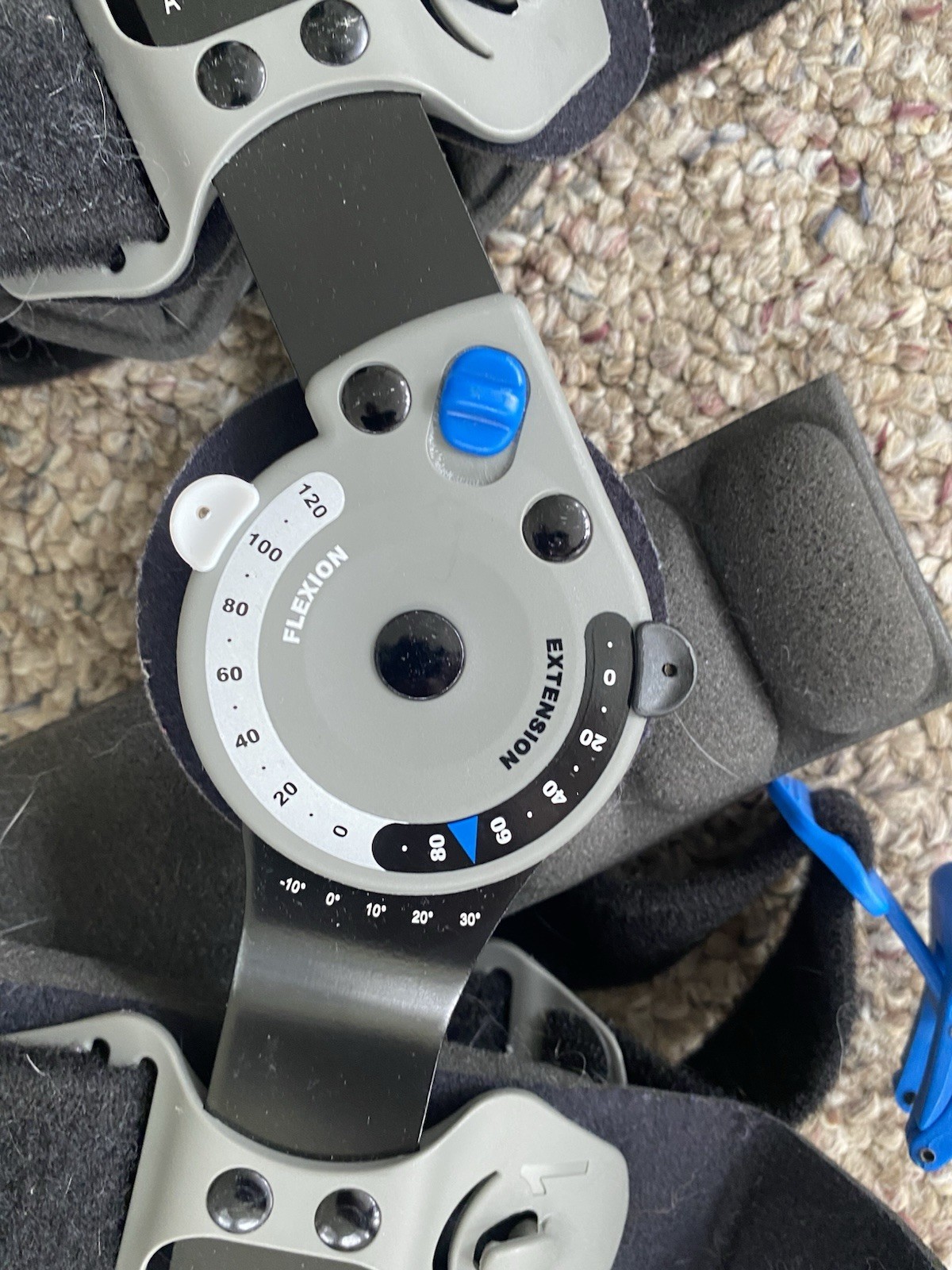 Ossur Rebound Hinged Adjustable Post Op Knee Brace