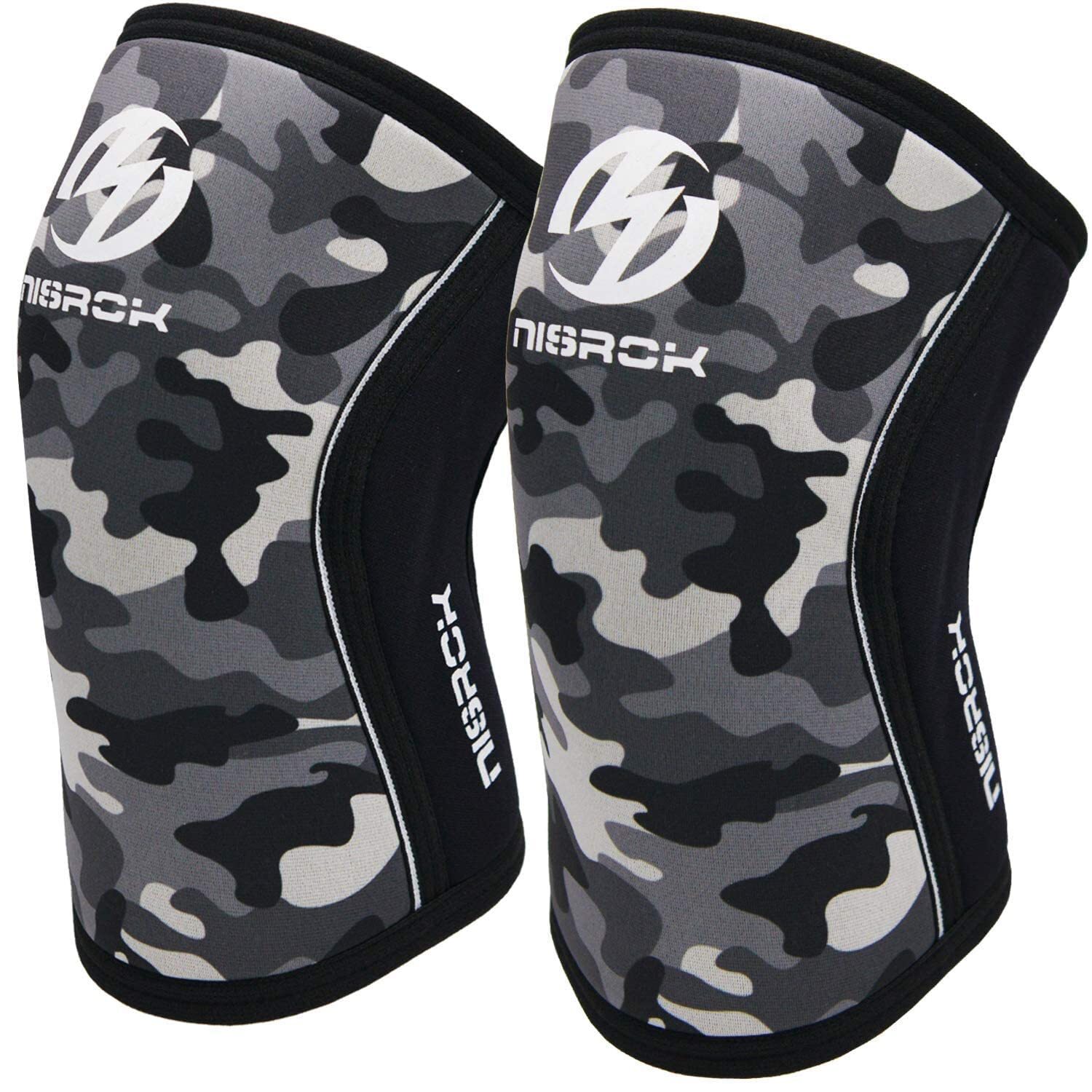 Knee Sleeves 1 Pair 7mm Neoprene Compression Knee Braces Great Support for Cr…