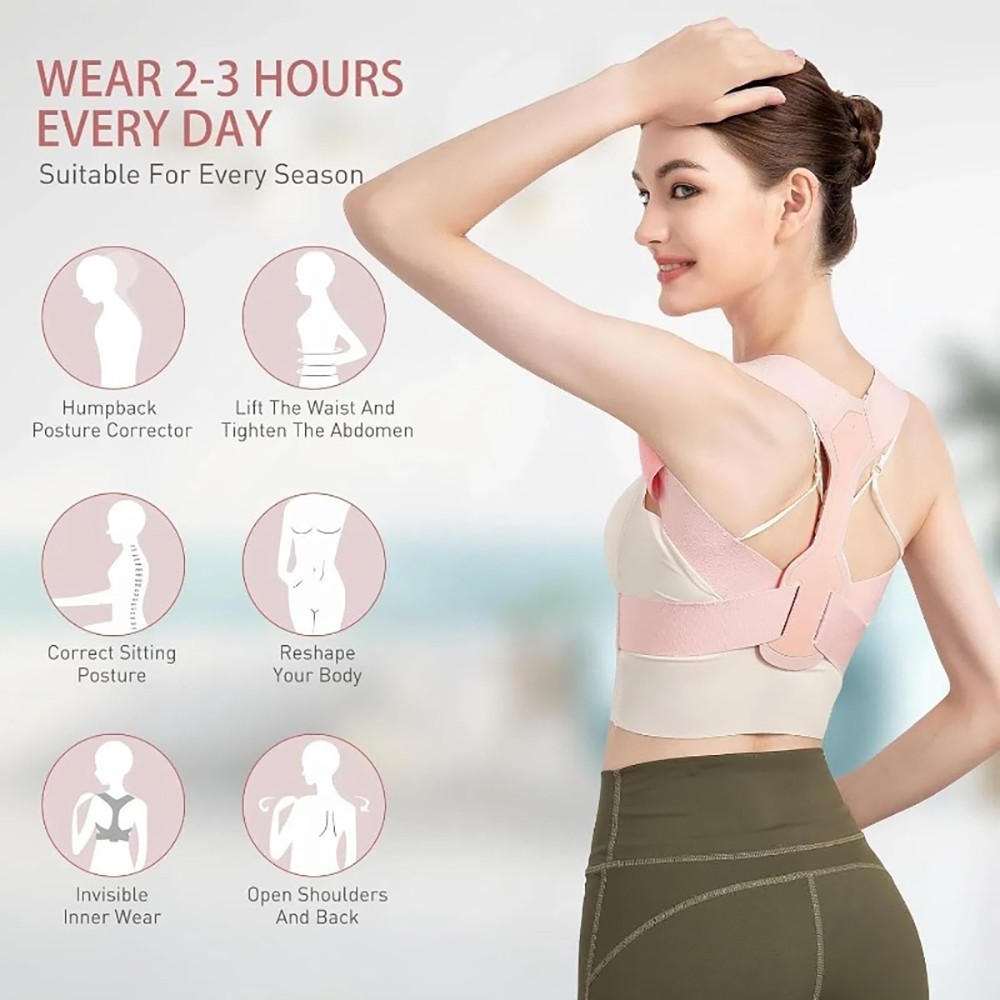 Lightweight Invisible Posture Corrector – Adjustable Strap for Improving Posture