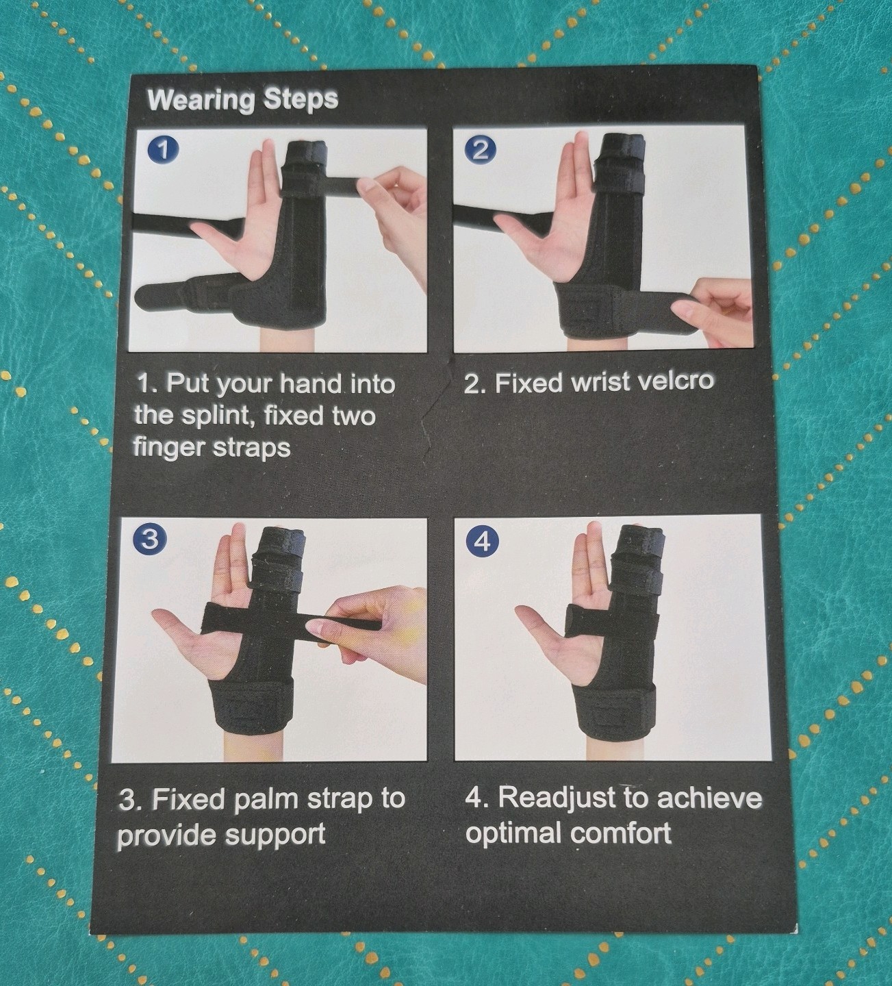 Metacarpal Finger Splint Hand Brace For Boxer Fractures -Fit for Both Hand