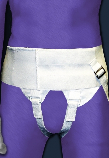 Hernia Double Guard Belt Support Crotch Gradual Pressure Elastic Left Right NEW