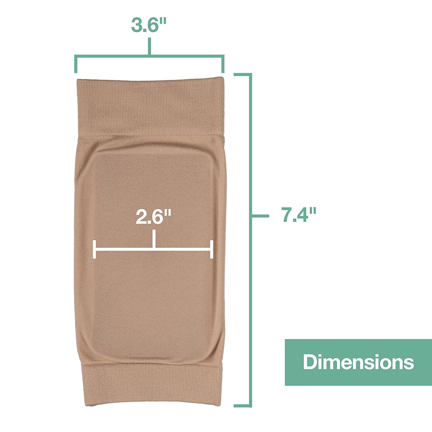 ZenToes Padded Shin Sock Sleeves Lace Bite Protection Pads for Ice Skating Boots