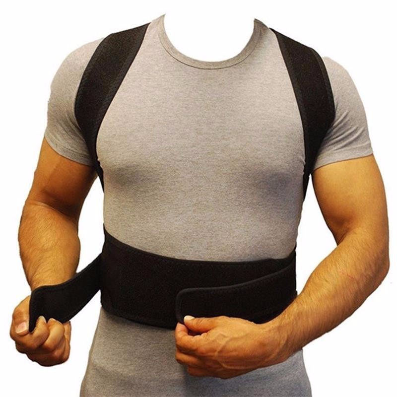Hunchback Kyphosis Posture Back Support Brace Corrector Thoracic Shoulder Belt