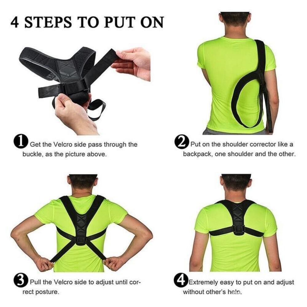 Back Support Correction Band Clavicle Support Shoulder Brace Posture Corrector