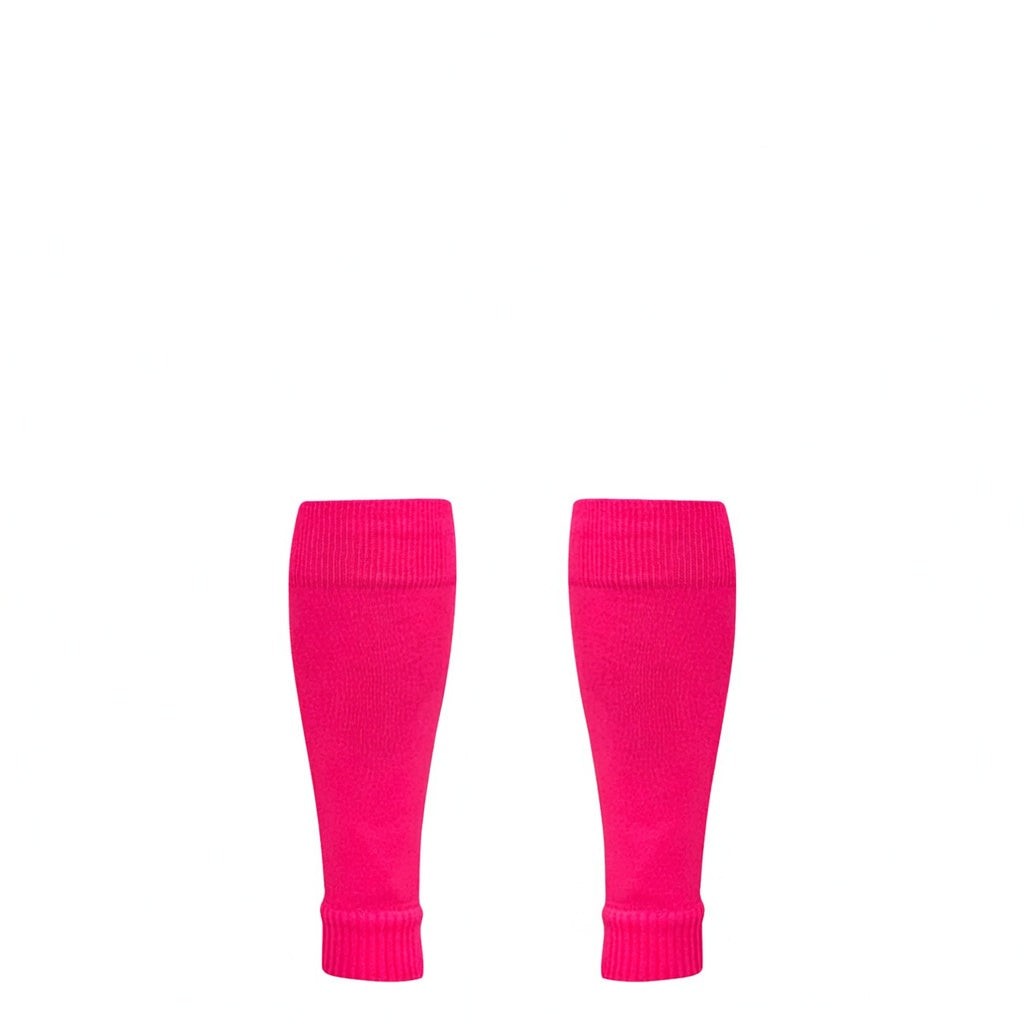 MK Socks Soccer Football Leg Sleeves – Shin Guard Hold, USA Made, Hot Pink