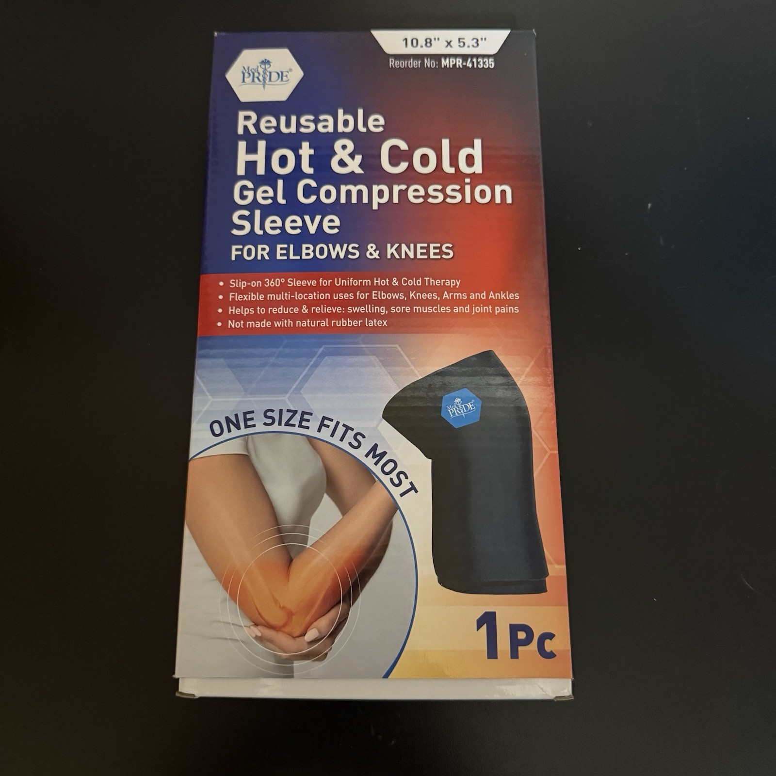 MED PRIDE Reusable Hot & Cold Gel Compression Sleeve For Elbows, Arms, Knees …