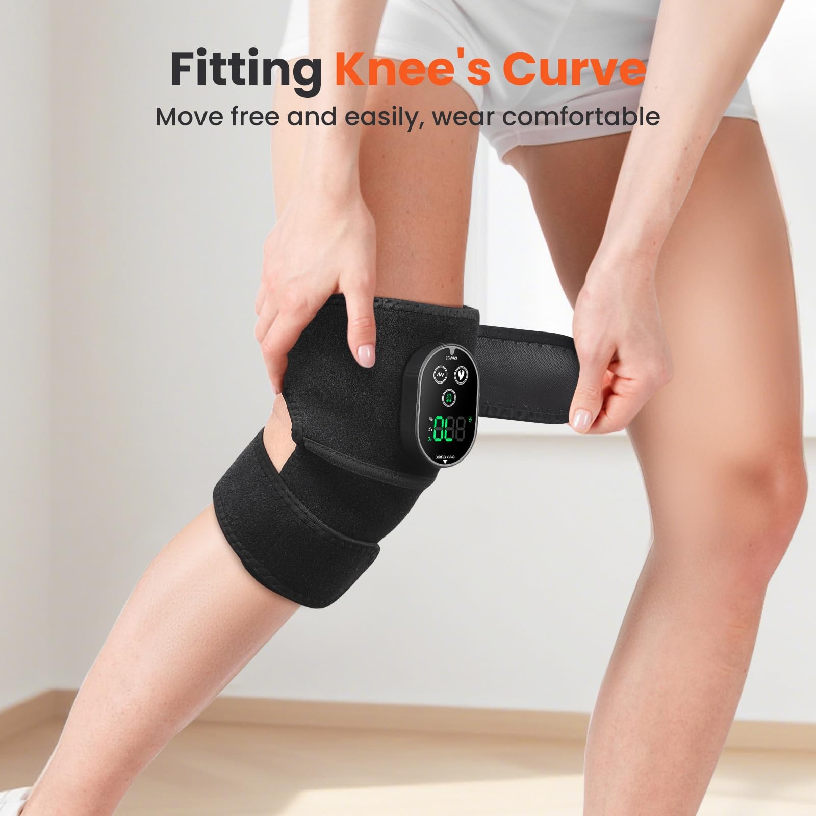 Flaremore Cordless Heated Knee Massager Vibration Fsa Eligible Hsa Heated Knee