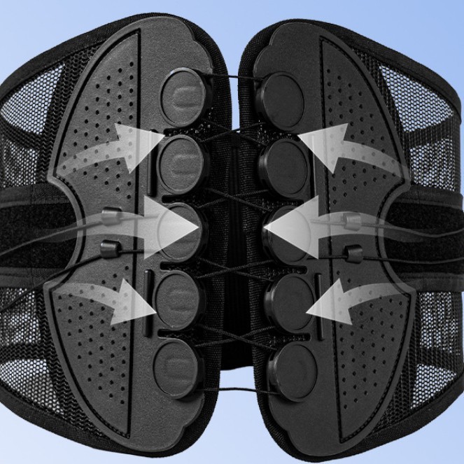 Breathable Mesh Posture Corrector Lumbar Intervertebral Disc Support Compression