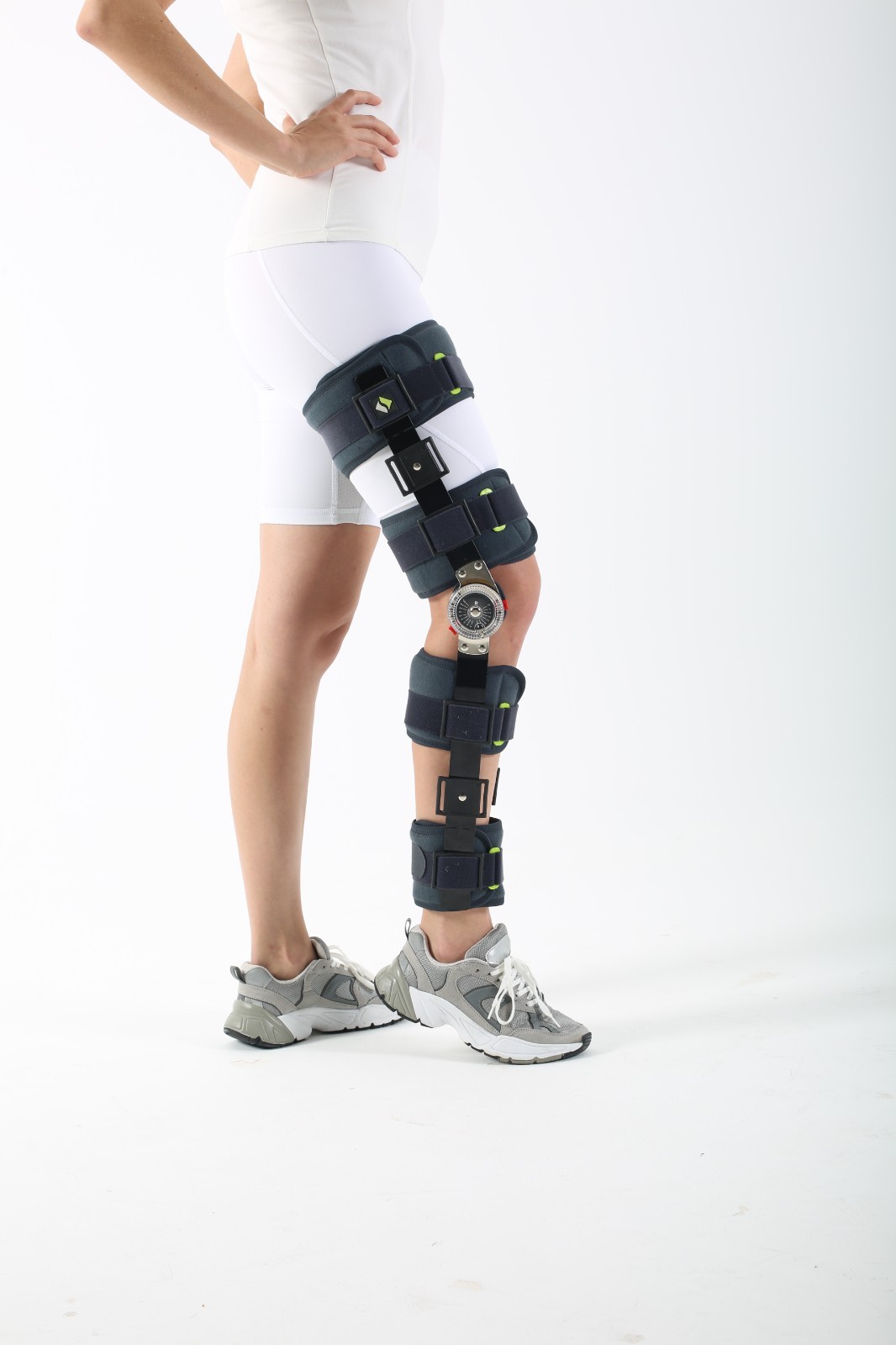 SUPPORTLİNE Adjustable Angle Knee Brace Hinged Support for Injury Surgery &Rehab