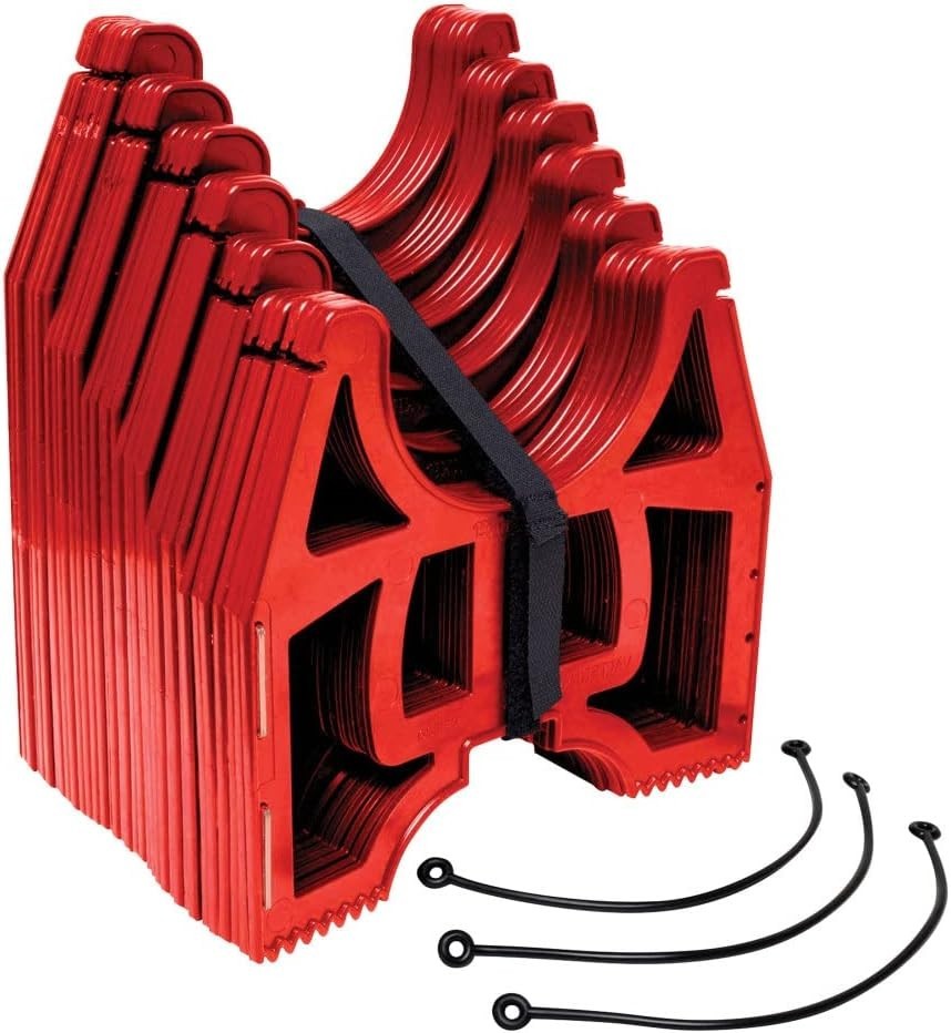 Durable 20′ Red Slunky Hose Support – Optimal Drainage for RV Adventures