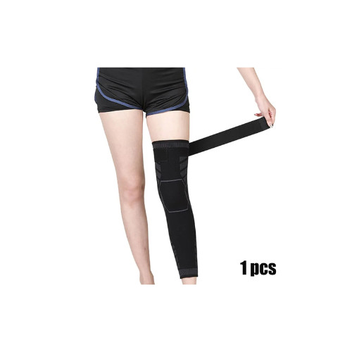 Full Leg Compression Sleeve Knee Support Brace for Sports Running Gym