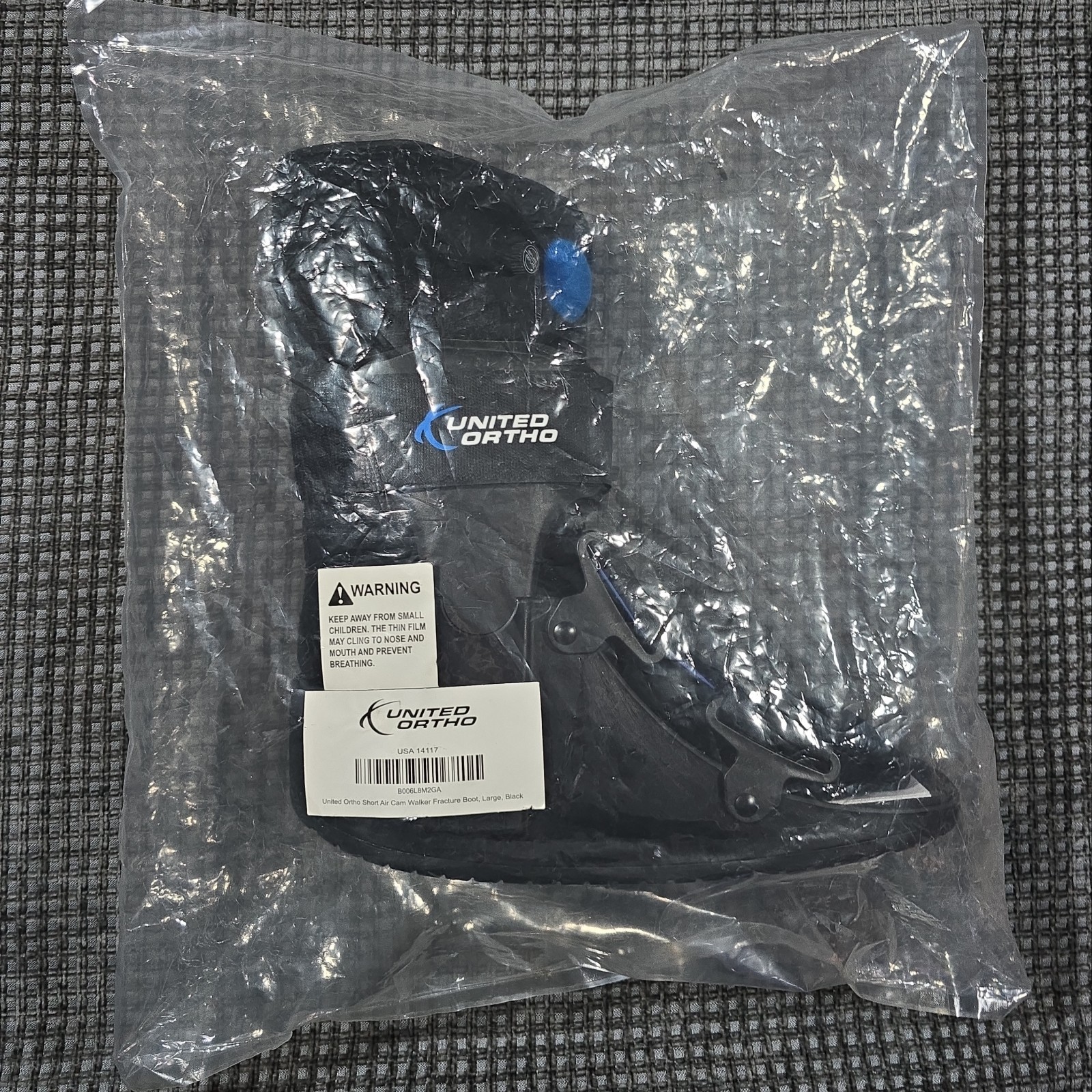 United Ortho Short Air Cam Walker Fracture Boot Large – New Sealed