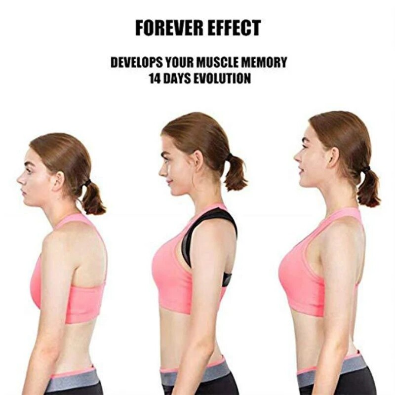 Posture Corrector Back Brace Upper Spine Support Neck Shoulder Clavicle Pain