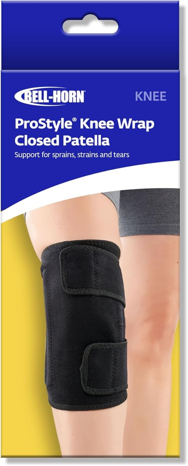 DJO Bell-Horn One Size ProStyle Knee Wrap Closed Patella – Arthritis, Sprains, E