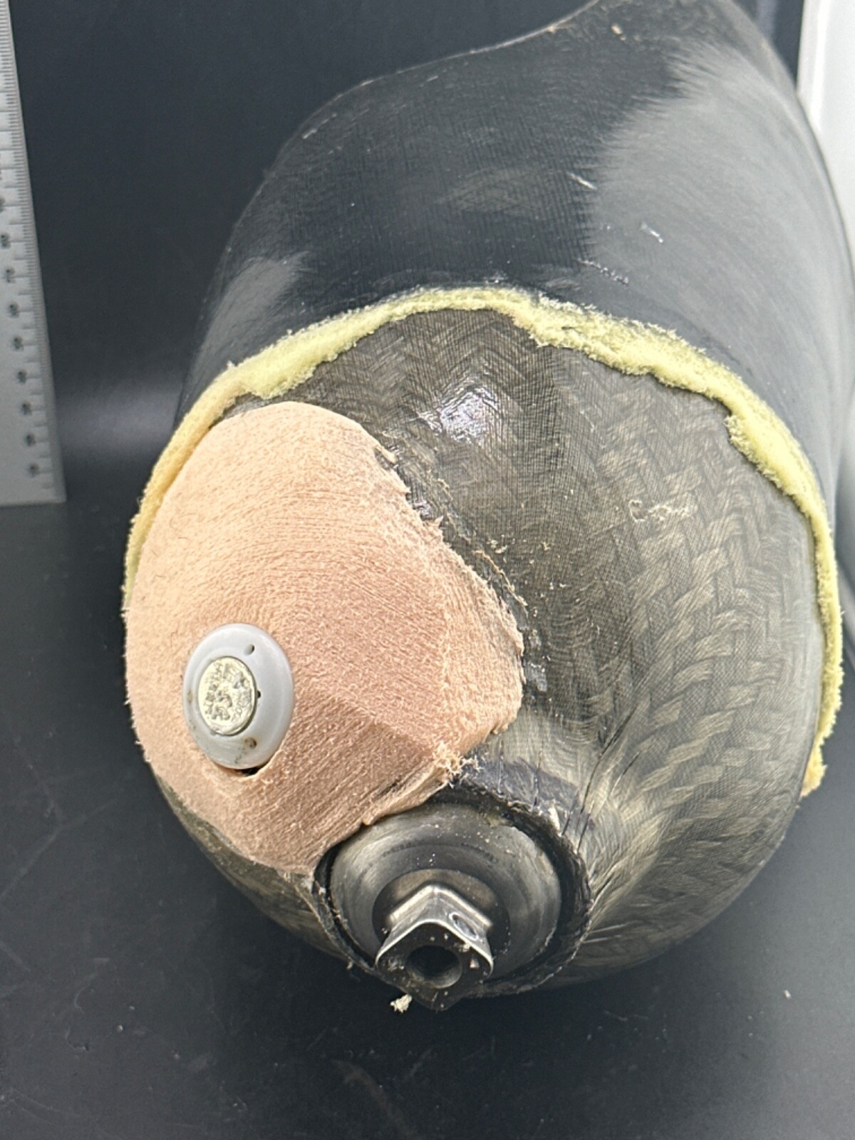Below knee prosthetic socket. Not for medical use