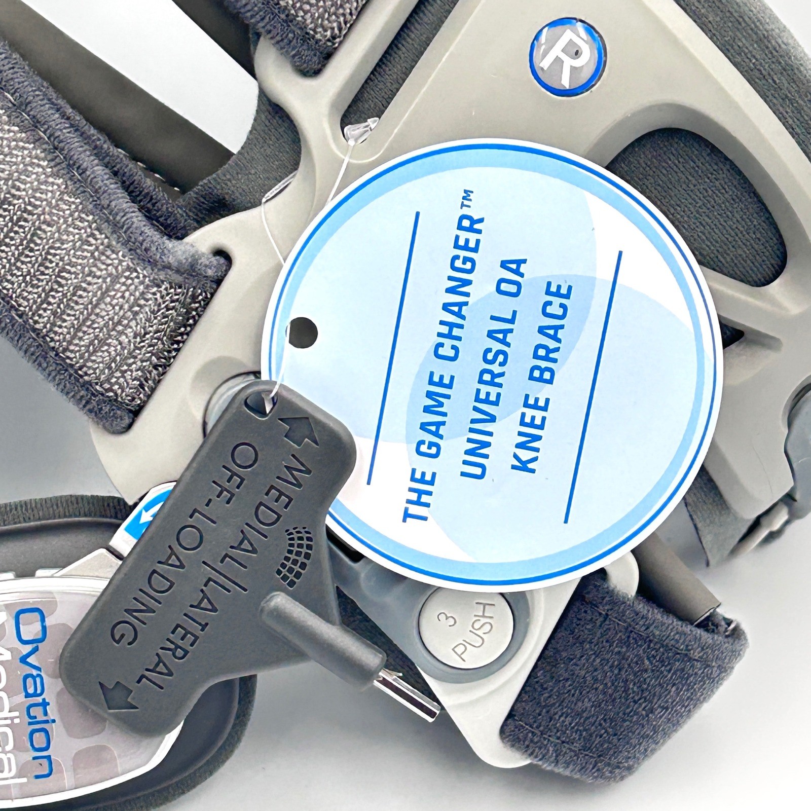 Ovation Medical Game Changer Universal OA Knee Brace Right Leg Adjustable New