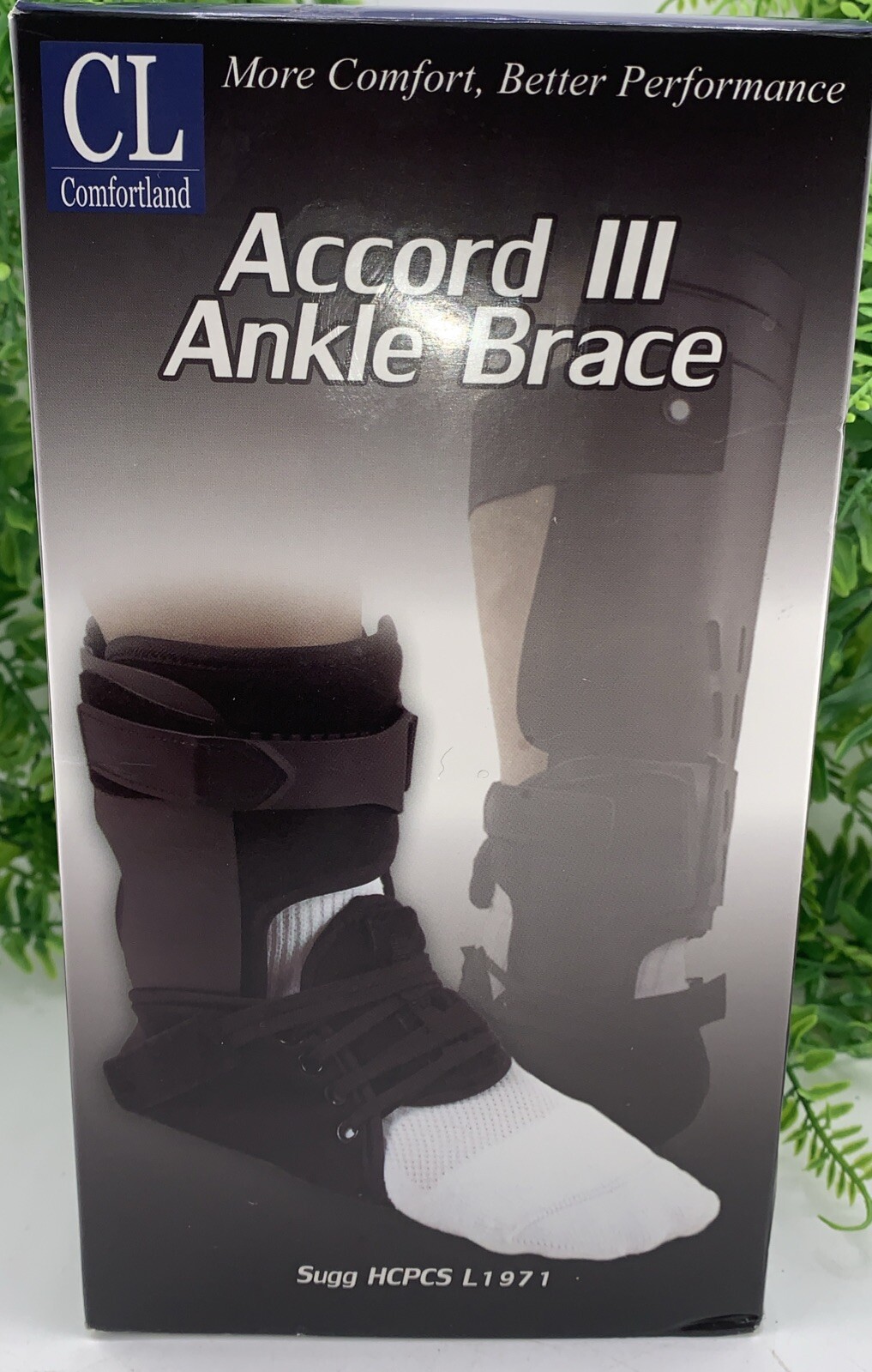 🦵🏼 LARGE LEFT 🦵🏼 CL-301-4-L ACCORD III ANKLE BRACE NEW * SAME DAY SHIP*