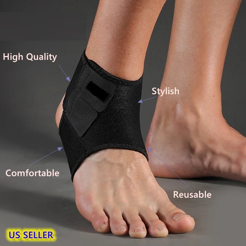 1 pc Ankle Brace Injury Recovery Foot Protection Pain Relief ONE SIZE